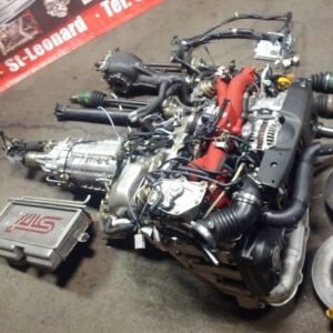 JDM SUBARU IMPREZA STI EJ20T VERSION 9 SPEC-C ENGINE TURBO VF36 DCCD TRANSMISSION HARNESS ECU